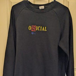 Plain Black Crewneck Sweater